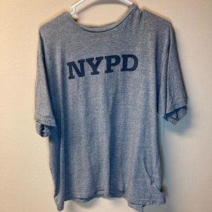 NYPD men’s grey tshirt size Large